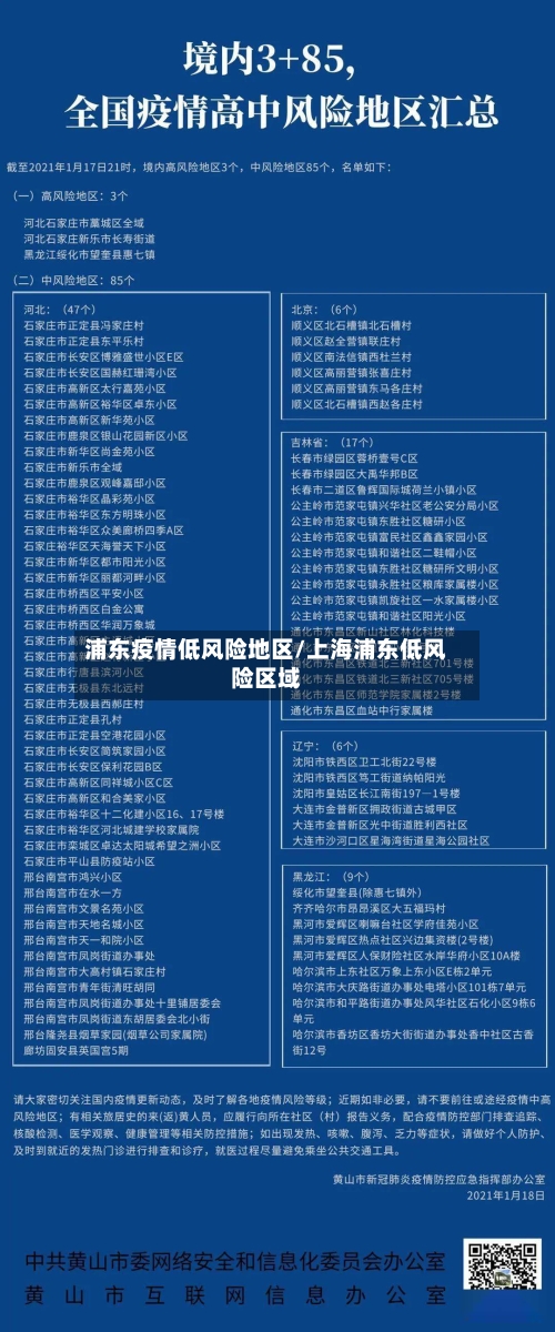 浦东疫情低风险地区/上海浦东低风险区域-第3张图片