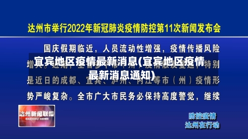 宜宾地区疫情最新消息(宜宾地区疫情最新消息通知)