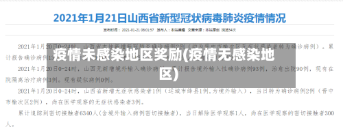 疫情未感染地区奖励(疫情无感染地区)