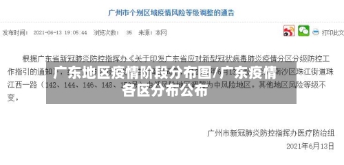 广东地区疫情阶段分布图/广东疫情各区分布公布-第2张图片