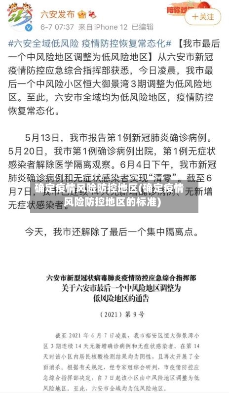 确定疫情风险防控地区(确定疫情风险防控地区的标准)-第3张图片